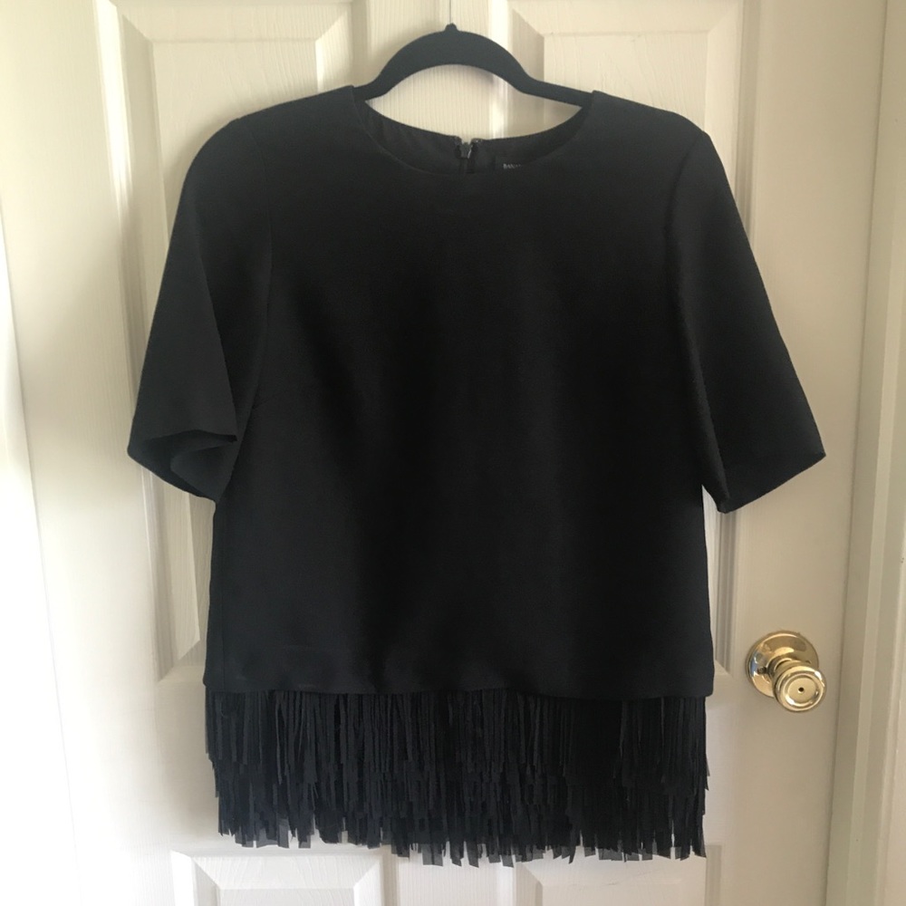 Banana Republic Fringe Blouse XS